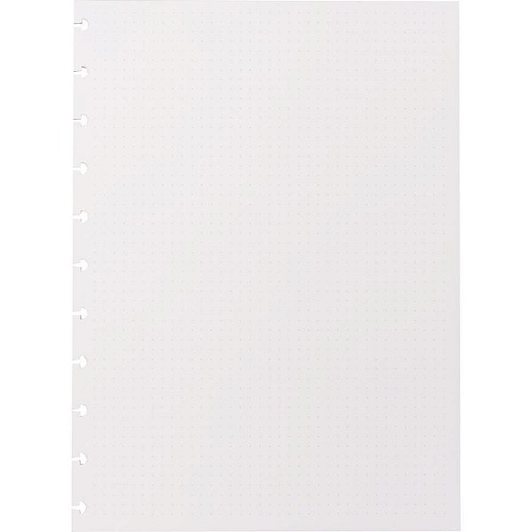 Caderno Inteligente Refil Grande Pontilhado 120G 30 Folhas