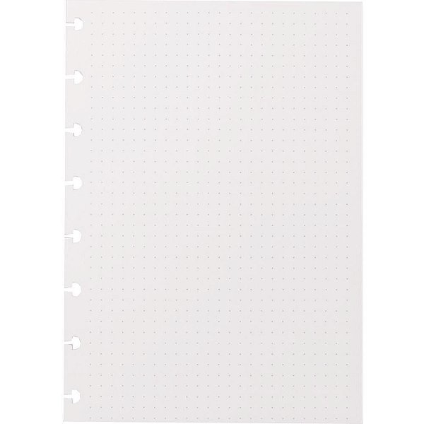 Caderno Inteligente Refil A5 Pontilhado 120G - 30 Folhas