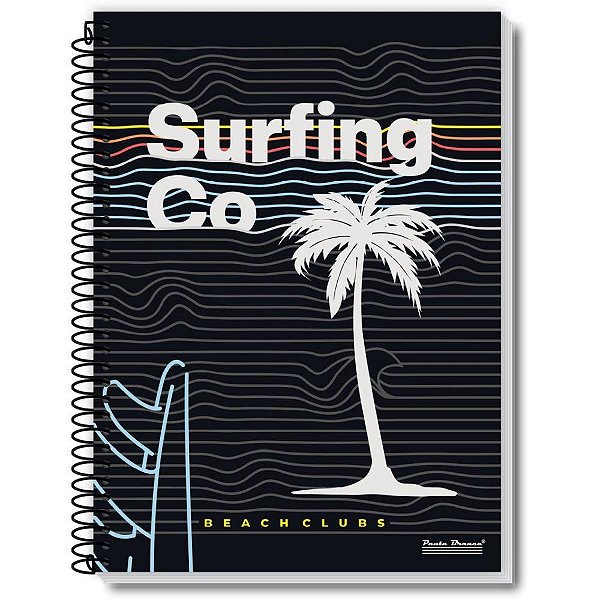 Caderno Espiral 1/4 Capa Dura ROX Masculino 48 Folhas - Pacote com 10
