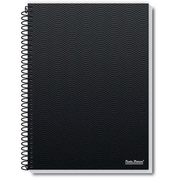 Caderno Espiral 1/4 Capa Dura Office 200 Folhas Pacote com 05