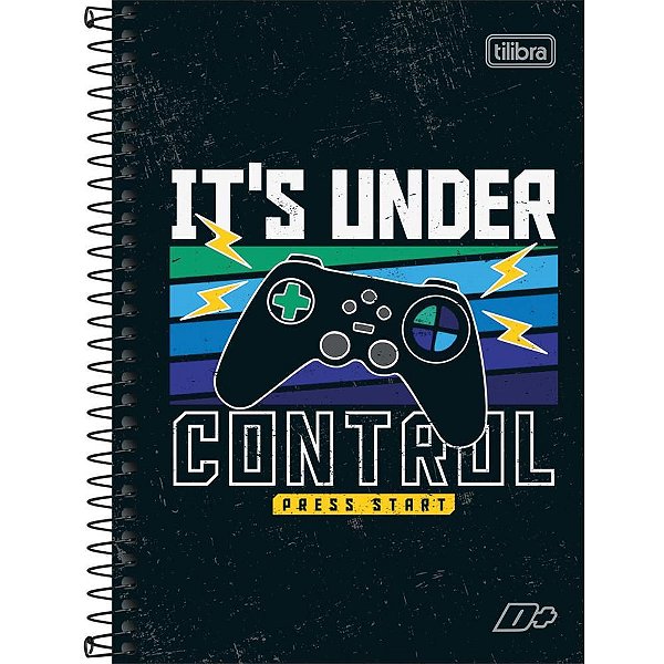Caderno Espiral 1/4 Capa Dura D+ 200 Folhas Pacote com 4