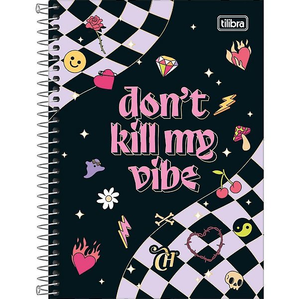 Caderno Espiral 1/4 Capa Dura Capricho 80FLS PCT com 04