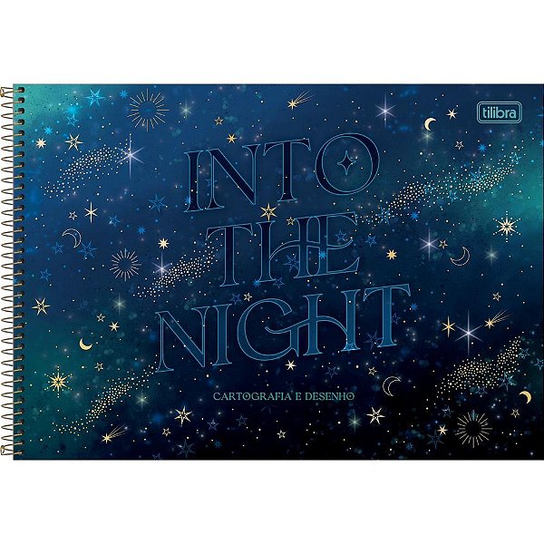 Caderno de Desenho Universitário Capa Dura Magic 80 Folhas - Pacote com 04