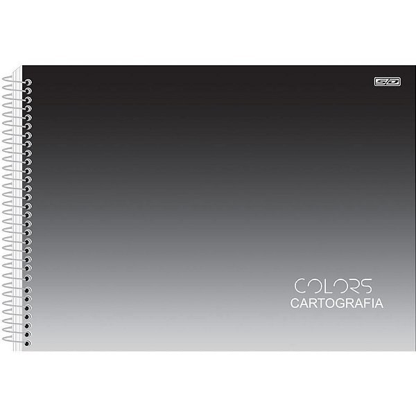 Caderno Desenho UNIV Capa Dura Colors Sortido 60F Espiral PCT com 05