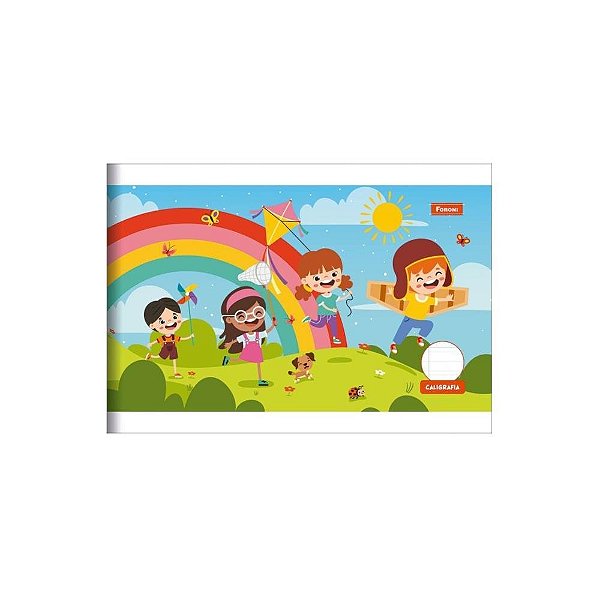 Caderno de Caligrafia Brochura 40 Folhas - Pacote com 20 Unidades