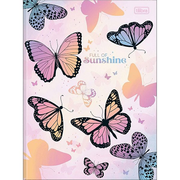 Caderno Brochurão Capa Dura Daisy 80 Folhas - Pacote com 5