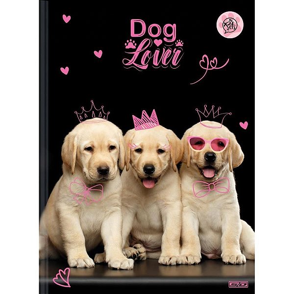 Caderno Brochura 1/4 Capa Dura MY PETS 80F PCT com 05