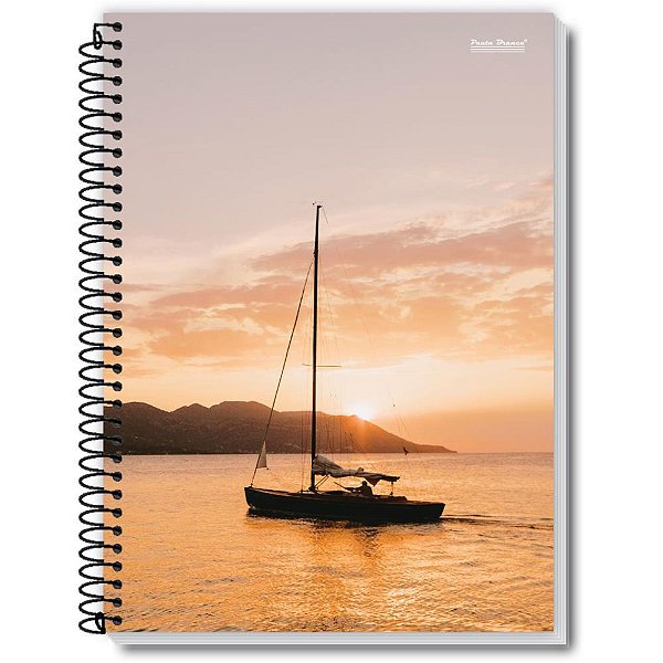 Caderno 15X1 Capa Dura NEW 300 Folhas Pacote com 02