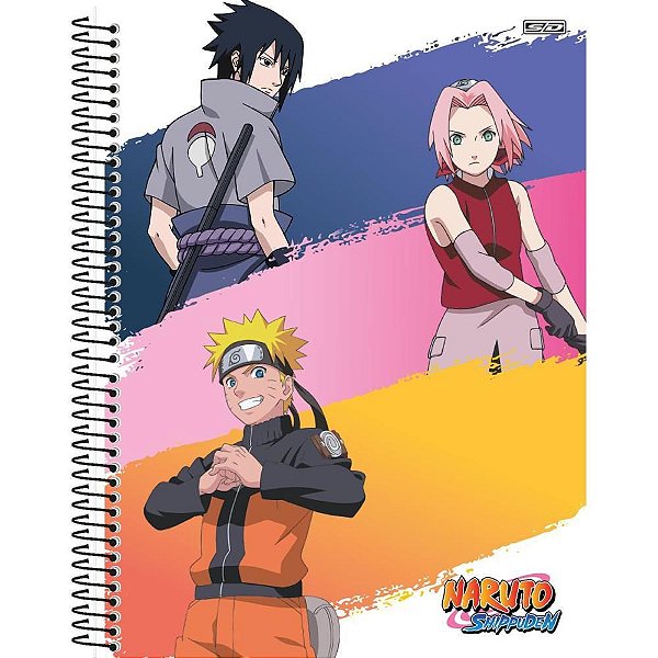Caderno 15X1 Capa Dura Naruto 240F PCT com 02