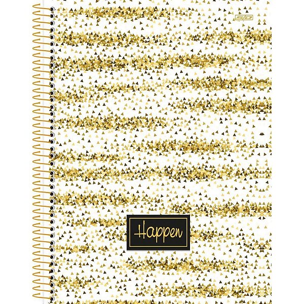 Caderno 10X1 Capa Dura Colegial Happen 160F PCT com 04