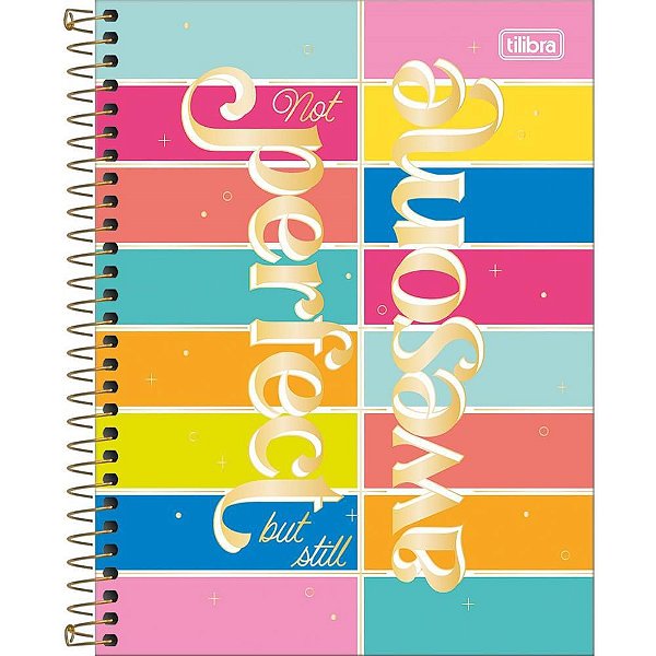 Caderno 10X1 Capa Dura Colegial BE Nice 160FLS PCT com 04