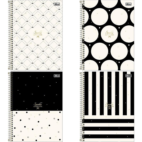 Caderno 10X1 Capa Dura WEST Village 160 Folhas PCT com 04