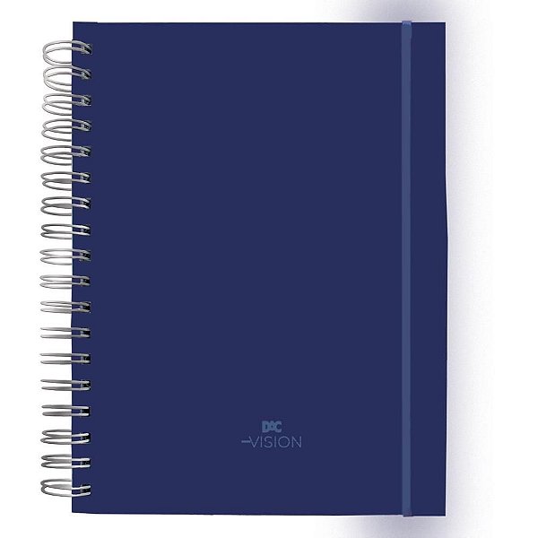 Caderno 10X1 Capa Dura Vision SMART Azul 80FCOM ELAST