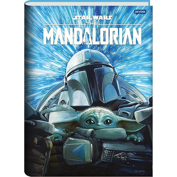Caderno 10X1 Capa Dura STAR WARS Mandalorian 160FLS PCT com 04