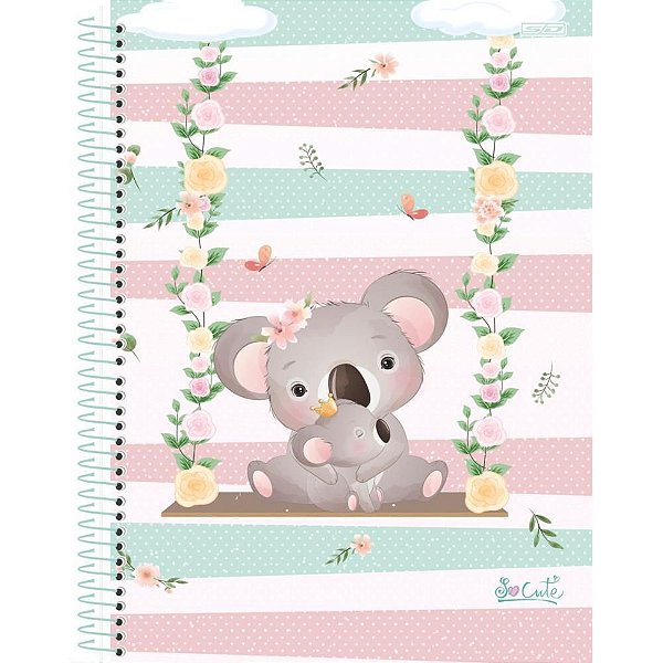 Caderno 10X1 Capa Dura SO Cute 160F PCT com 04