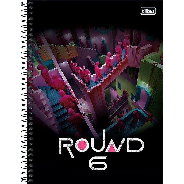 Caderno 10X1 Capa Dura Round 6 160FLS PCT com 04