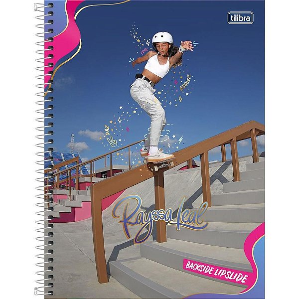 Caderno 10X1 Capa Dura Rayssa Leal 160FLS PCT com 04
