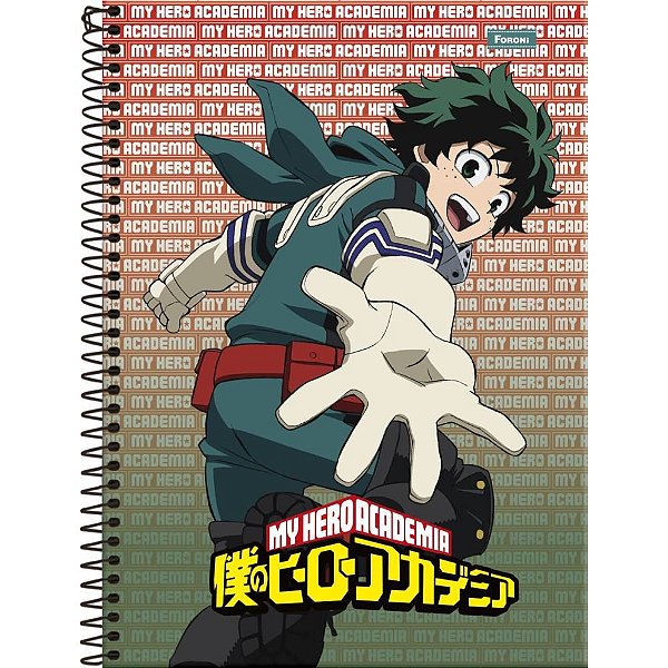 Caderno 10X1 Capa Dura MY Hero Academia 160FLS PCT com 04