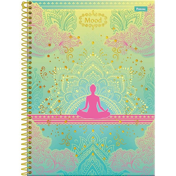 Caderno 10X1 Capa Dura Mood 160FLS PCT com 04