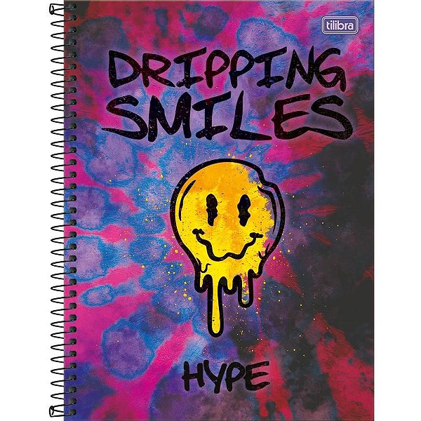Caderno 10X1 Capa Dura HYPE 160FLS PCT com 04