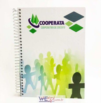 Caderno 10X1 Capa Dura Cooperata Personalizado