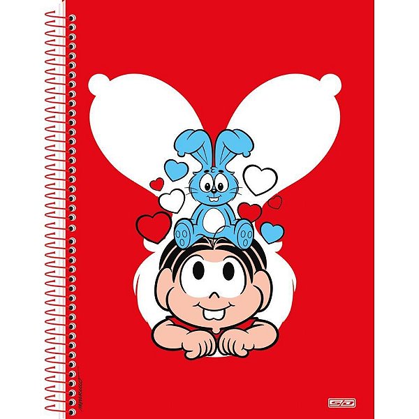 Caderno 01X1 Capa Dura Turma da Mônica 80F PCT com 04