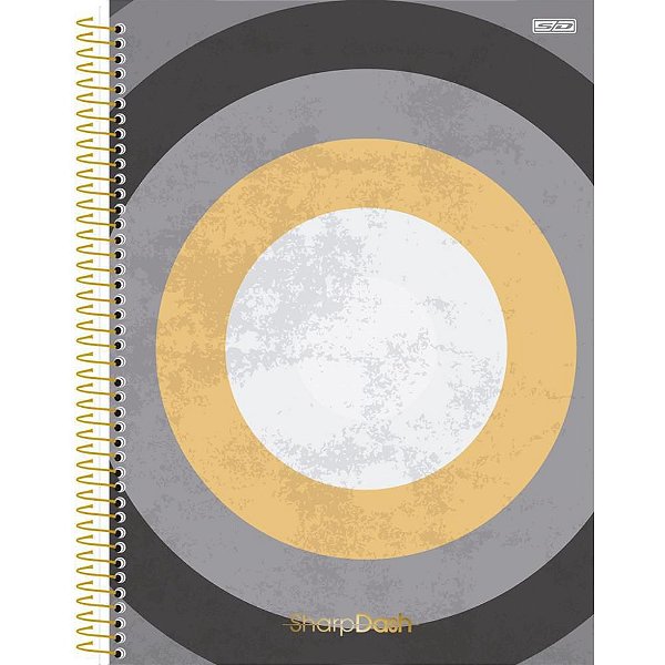 Caderno 01X1 Capa Dura Sharpdash com APP Digital 80 Folhas Pacote com 04