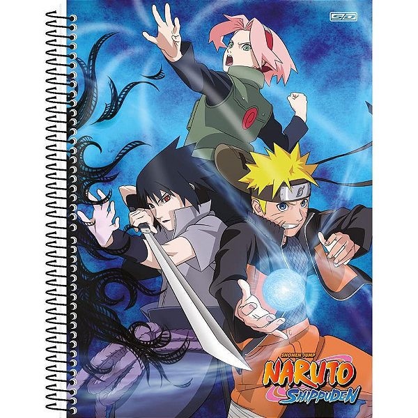 Caderno 01X1 Capa Dura Naruto 80F PCT com 04