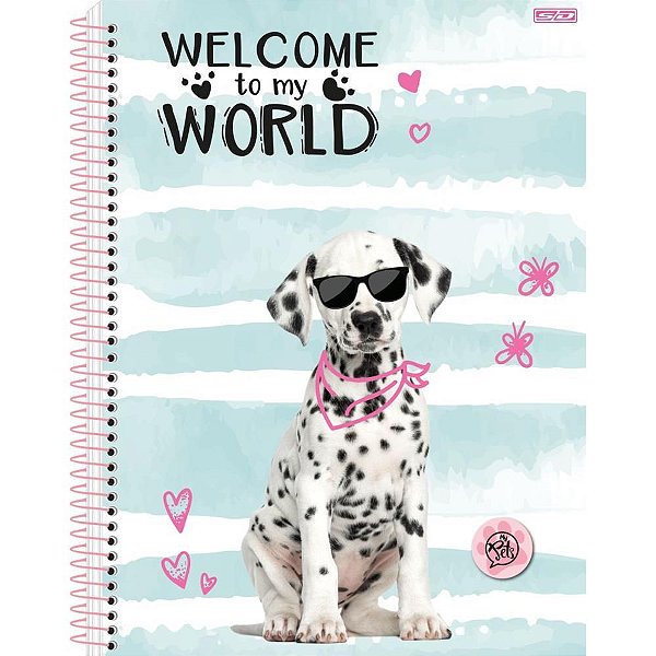 Caderno 01X1 Capa Dura MY PETS 80F PCT com 04