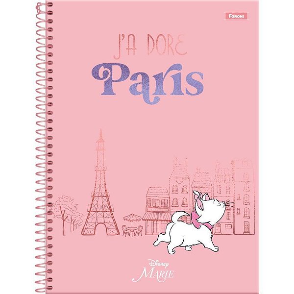 Caderno 01X1 Capa Dura Marie 80FLS PCT com 04