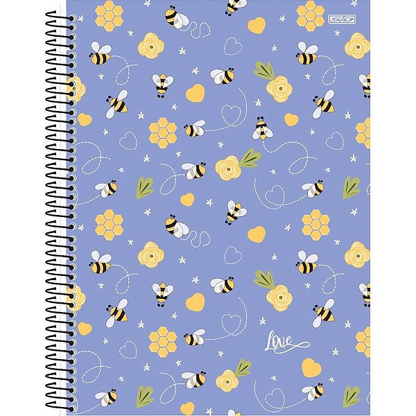 Caderno 01X1 Capa Dura Love 80F PCT com 04