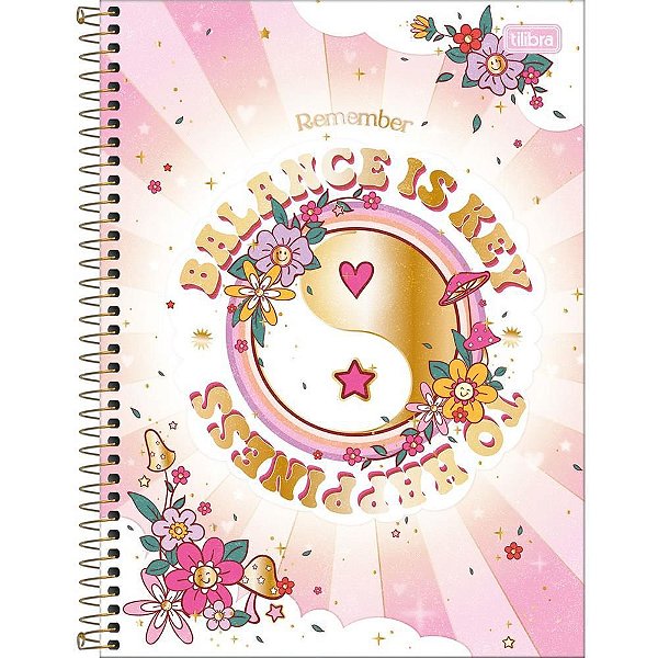 Caderno 01X1 Capa Dura GYPSY 80FLS PCT com 04