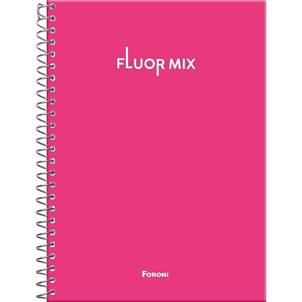 Caderno 01X1 Capa Dura Fluor MIX PP 80FLS PCT com 04