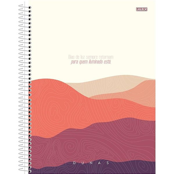 Caderno 01X1 Capa Dura Dunas B/A 80F PCT com 04