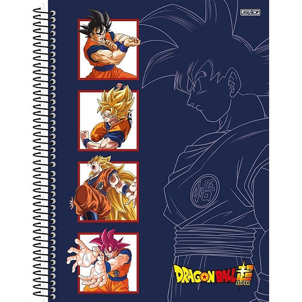 Caderno 01X1 Capa Dura Dragon BALL Super 80F PCT com 04