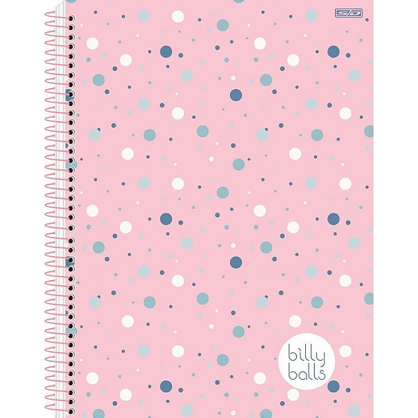 Caderno 01X1 Capa Dura BILLY BALLS B/A 80F PCT com 04