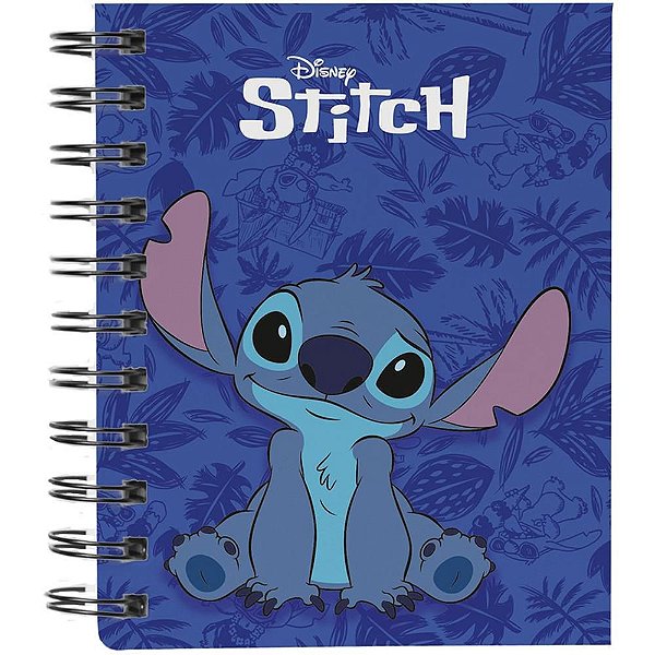 Caderneta STITCH 80F ESP CD 15X11,5CM