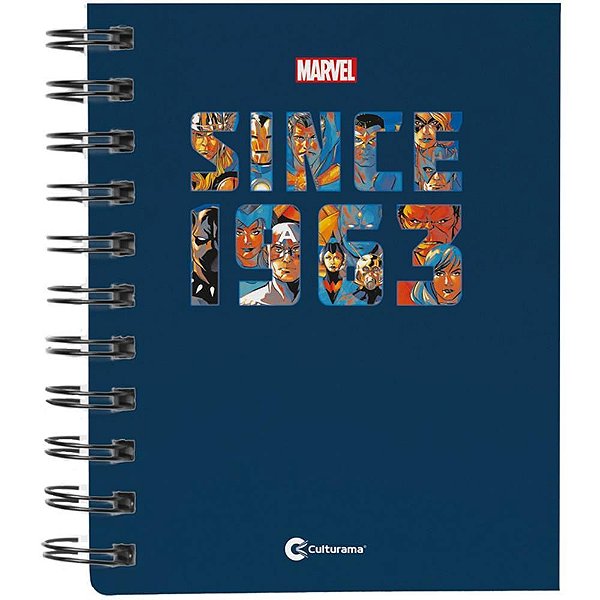 Caderneta Marvel 80F ESP CD 15X11,5CM
