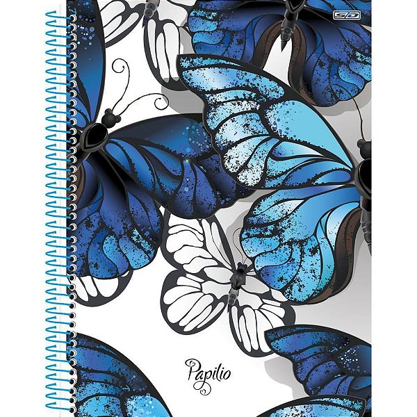 Caderneta Espiral Capa Dura Papilio 80F PCT com 10