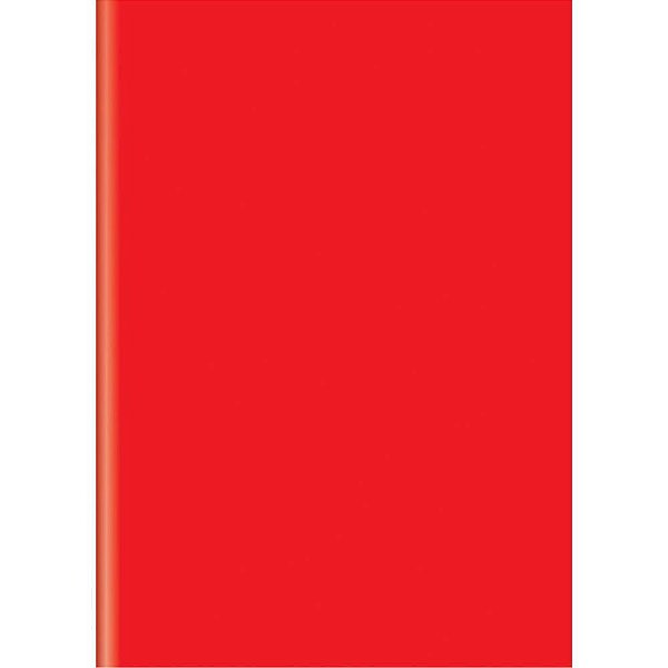 Caderneta 1/8 Vermelho Brochura 100 FLS PCT com 05