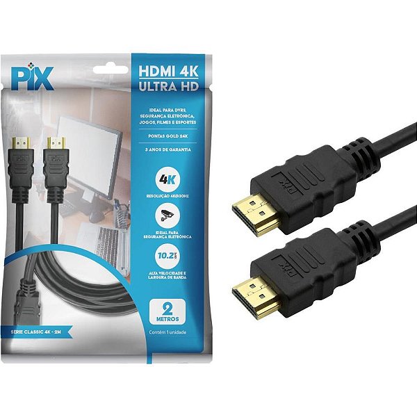 Cabo HDMI HDMI X HDMI 14 4K 2 M