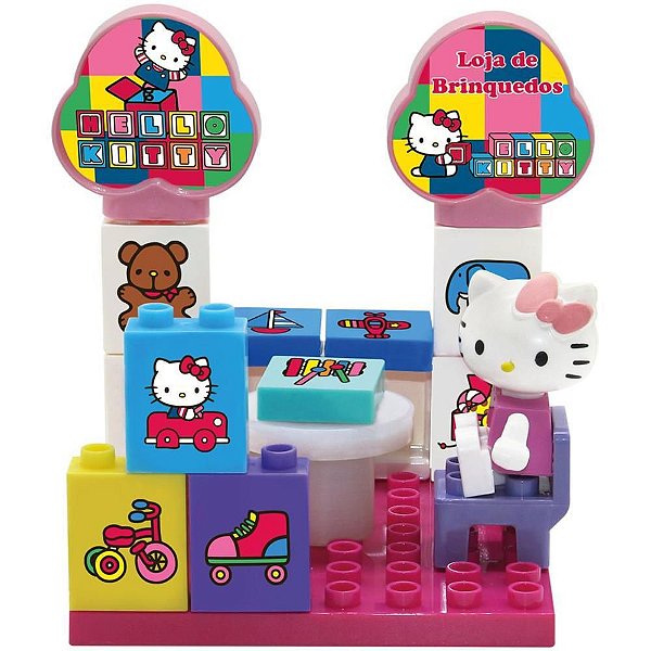Brinquedo para Montar Hello KITTY Loja de Brinquedos
