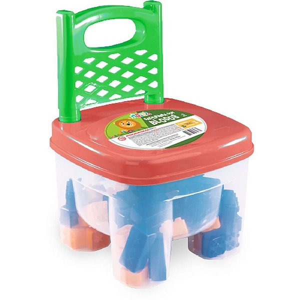 Brinquedo para Montar Cadeirinha com Blocos