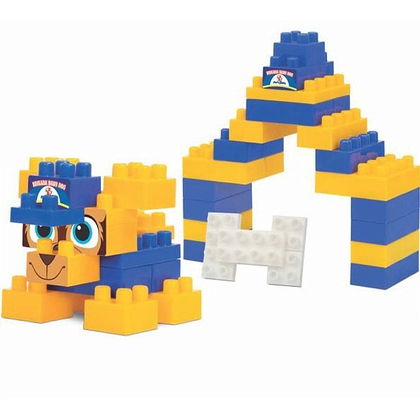 Brinquedo para Montar Brigada BABY DOG 48 Peças Sortidos
