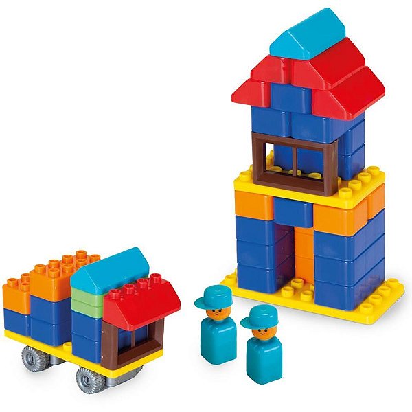 Brinquedo para Montar BLOCK Legal 44 Peças