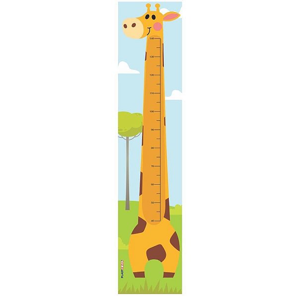 Brinquedo para Bebê Régua Adesiva Girafa 38CMX1,60