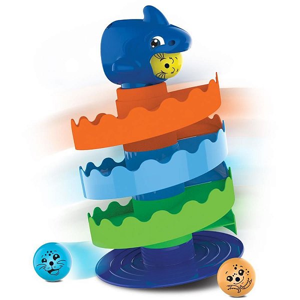 Brinquedo para Bebê Gira Gira Tubarão