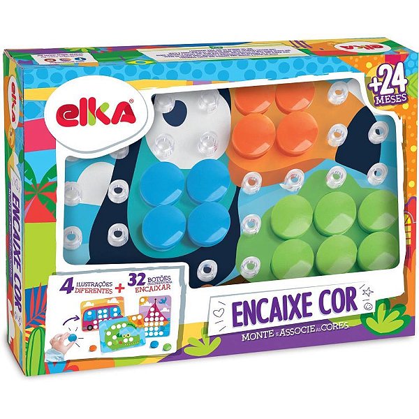 Brinquedo para Bebê Encaixe COR