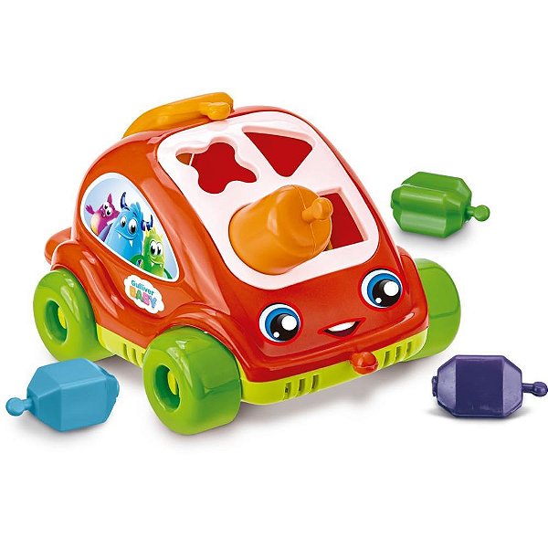 Brinquedo para Bebê Carrinho Encaixe as Formas