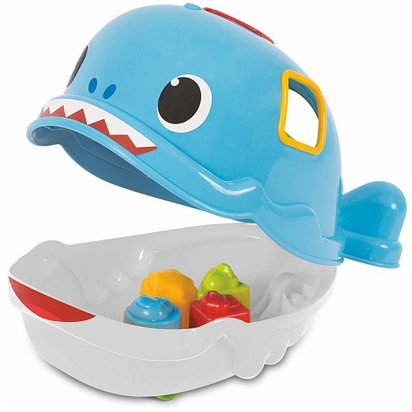Brinquedo para Bebê Bebe JACK Tubarão